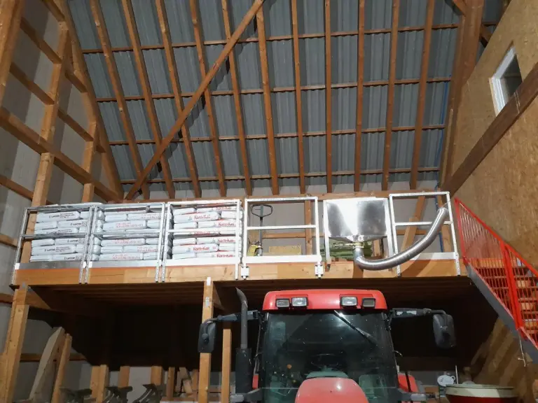 Industriegeländer auf Treppenanlage