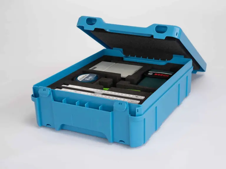 Ausmessbox für Geländer